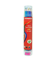 Stabilo Color Kuru Boya 12 Renk Plastik Tüp 