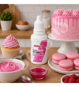 Renklendirici Yenilebilir Pembe Gıda Boyası 20 ml.