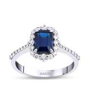 1.65 Karat Safir Pırlanta Yüzük