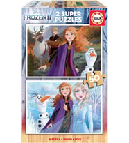 Educa 2x50 Frozen 2 Puzzle 18086 Ahşap Puzzle