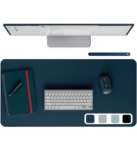 Desk Mat 40x80 cm Koyu Mavi
