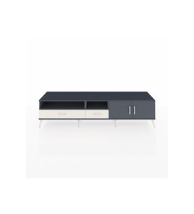 Hyperion TV Ünitesi 3 Raflı 2 Çekmeceli 2 Kapaklı 220x44x51 Antrasit-Antrasit/Aytaşı
