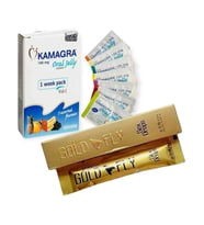 KAMAGRA100 Jel 1 Kutu 7 Li Orjinal Hindistan Menşeili Yurtdışı Ithal 100 Mg Meyveli Jelly KAMAGRA100 Vol 1 Oral Jel Sertleştii.+ Gold Fly Sprey