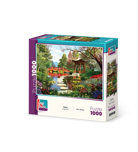 Yappuzz Çiçekli Göl 1000 Parça Puzzle