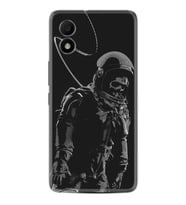 TCL 303 Kılıf Silikon Desen Özel Seri İskelet Astronot 1613