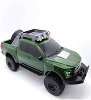 USB/TF/AUX  FM Radyo Destekli Bluetooth Hoparlör Arazi Aracı 4x4 Jeep ( Ford Raptor ) (Yeşil)