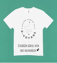 Kişiye Özel Tişört - Tarzını Yansıt! (Beyaz)