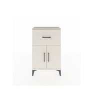 Arges Komodin Tek Raflı Tek Çekmeceli 2 Kapaklı 60x30x96 Aytaşı-Aytaşı