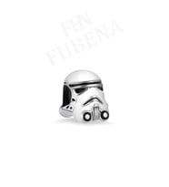 Fubena 925 Ayar Gümüş  Star Wars™ Stormtrooper™ Helmet Charm