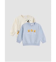 LCW baby Bej Winnie The Pooh Erkek Bebek Tişört 2'li
