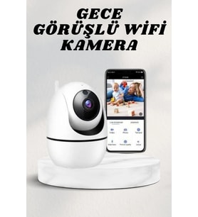 Mey İthalat® Wifi Kamerası Kablosuz Wifi Güvenlik Kamerası