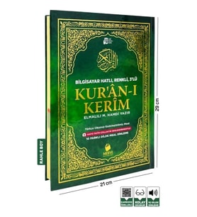Türkçe Okunuşlu Kuranı Kerim Ve Meali 3’lü (Üçlü)-Rahle Boy