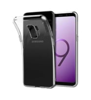 Galaxy S9 Plus Kılıf İnce ve Esnek Şeffaf Süper Silikon (Renksiz)