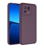 Coverzone Xiaomi 13 ?le Uyumlu K?l?f Z-Mara Lansman Vieri Tam Koruma Arka Kapak Kamera Koruma �?k?nt?l? P�r�zs�z Y�zey Koyu Mor