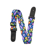 DMX Guitars Neon Tribal Desenli Renkli Gitar Askısı
