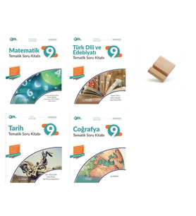 Palme 9. Sınıf 2027 MAARİF Matematik Edebiyat Tarih ve Coğrafya Tematik Soru Bankası 4lü Set