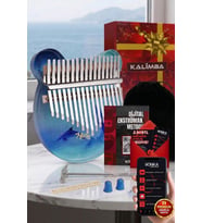 Midex KLX-650 Okyanus Cam Kalimba 17 Tuşlu Full Set