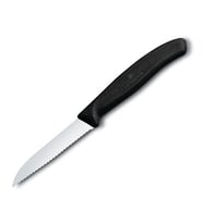 Victorinox SwissClassic 8cm Soyma Bıçağı Siyah 6.7433