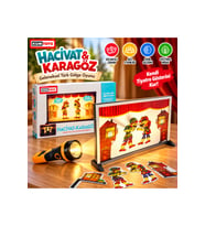 Kumtoys Hacivat Karagöz Işıklı Gölge Oyunu Sahne Seti 6 Yaş ve Üzeri