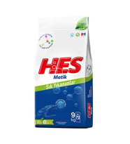 HES Matik Toz Çamaşır Deterjanı 9KG Sık Yıkananlar (72 Yıkama)