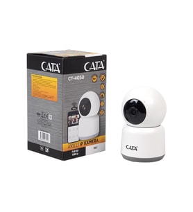 Cata CT-4050 Akıllı 360° WiFi Güvenlik Kamerası Full HD 1080P Gece Görüşlü, Ses ve Hareket Algılamalı Tuya Smart Life Destekli IP Kamera