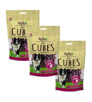 Reflex Biftek Dilim Küp Köpek Için Kurutulmuş Et Ödül Maması 80 Gr X 3 Adet