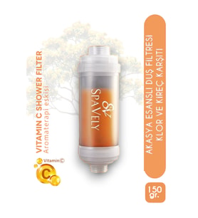 Spavely Akasya Esanslı Duş Başlığı Filtresi Arıtması Güney Kore Menşei Klor Kireç Karşıtı Hoş Kokulu 150 gr