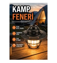 Çam Kozalağı Tasarımlı Taşınabilir Kamp Gece Lambası Dekoratif LED Aydınlatma