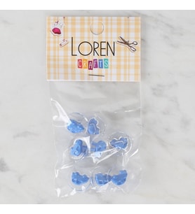 Crafts 8 Li Şeffaf Araba Düğme - 261