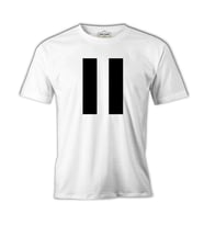 Pause by Lines Beyaz Erkek Tshirt