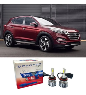 Hyundai Tucson Led Xenon Kısa Far Ampulü H7 Duo Yeni Seri Beyaz 2015-2018