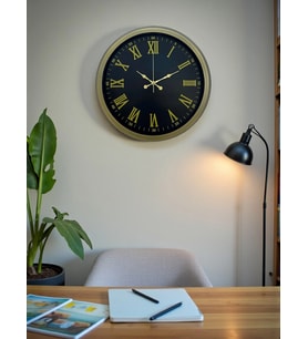 40 Cm Metal Vintage Roma Rakamlı Duvar Saati