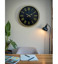 40 Cm Metal Vintage Roma Rakamlı Duvar Saati