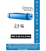Taşıma Askılı Konforlu Su Geçirmez Kaymaz Pilates Aerobik Fitness Çadır Zemin Yer Minderi Kamp Matı