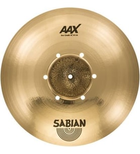 Sabian 218XISOCB AAX Iso Crash 18 İnç Davul Zili (Profesyonel) Özel Delikli İzolasyon Tasarımı, Hızlı Sönümlenme ve Efektif Parlak Tonlar