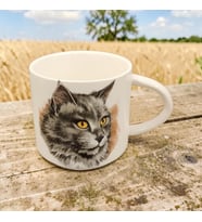 Kedi desen kupa