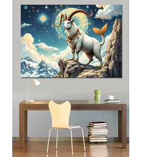 Soyut Göz Temalı Poster Dekoratif Kanvas - Mdf Ahşap Tablo