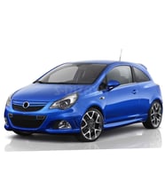 Opel Corsa D Krom Cam Çıtası 2 Prç 2007-2014 (Van)