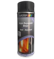 MOTİP ISIYA DAYANIKLI SİYAH SPREY BOYA 400ML (Çok Renkli)
