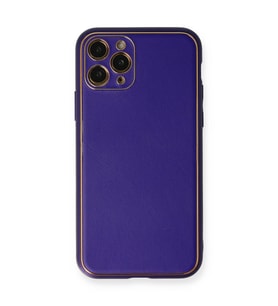 İphone 11 Kılıf Co Deri Kapak - Mor