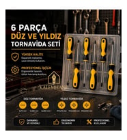 Kalemhane Rıco  7 li Düz ve Yıldız Tornavida Seti
