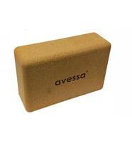 Avessa Cork-Yoga Yoga Blok Mantar Kahverengi