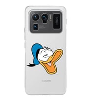 Xiaomi Mi 11 Ultra Uyumlu Kamera Korumalı Kapak Donald Duck Tasarımlı Şeffaf Silikon Kılıf