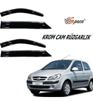 Krom Cam Rüzgarlığı 1.2Mm  Hyundai Getz 2002 4'Lü / Caru447