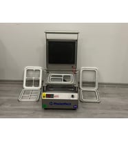 MakroPack Paslanmaz Manuel Kase Kapatma 5 Kalıp 1-2-3-4-6 Bölmeli Tabak Kapatma Makinesi