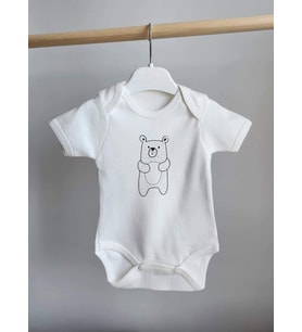 Ayı Çıtçıtlı Bebek Body