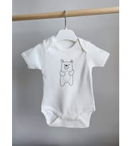 Ayı Çıtçıtlı Bebek Body
