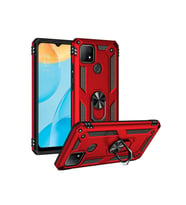 Oppo A15 Uyumlu Kılıf Zore Vega Kapak (Kırmızı)