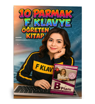10 Parmak Klavye Öğreten Kitap (Herkes İçin F Klavye)