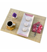Pazariz Bambu Hasır Amerikan Servis Tabak Altlığı 4 Adet Model:2001